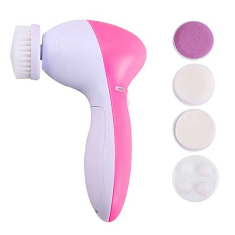 Electric Facial Cleanser 5-In-1 Facial Brush