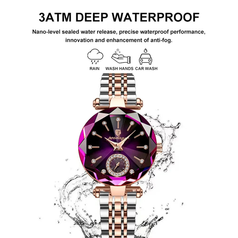 Elegant Waterproof Stainless Steel Watch
